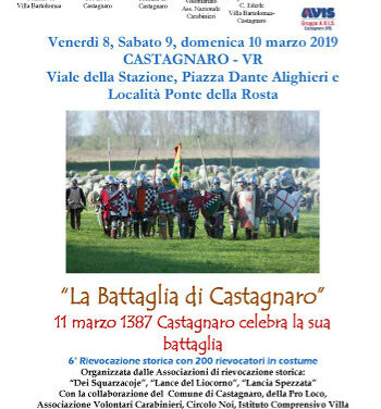 Battaglia di Castagnaro (VR) – 8 – 9 – 10 marzo 2019