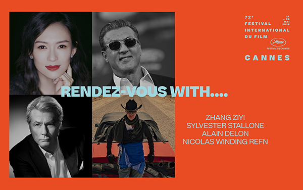 Gli incontri di Cannes 72: Zhang Ziyi, Sylvester Stallone, Nicolas Winding Refn e Alain Delon.