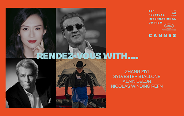 Gli incontri di Cannes 72: Zhang Ziyi, Sylvester Stallone, Nicolas Winding Refn e Alain Delon.