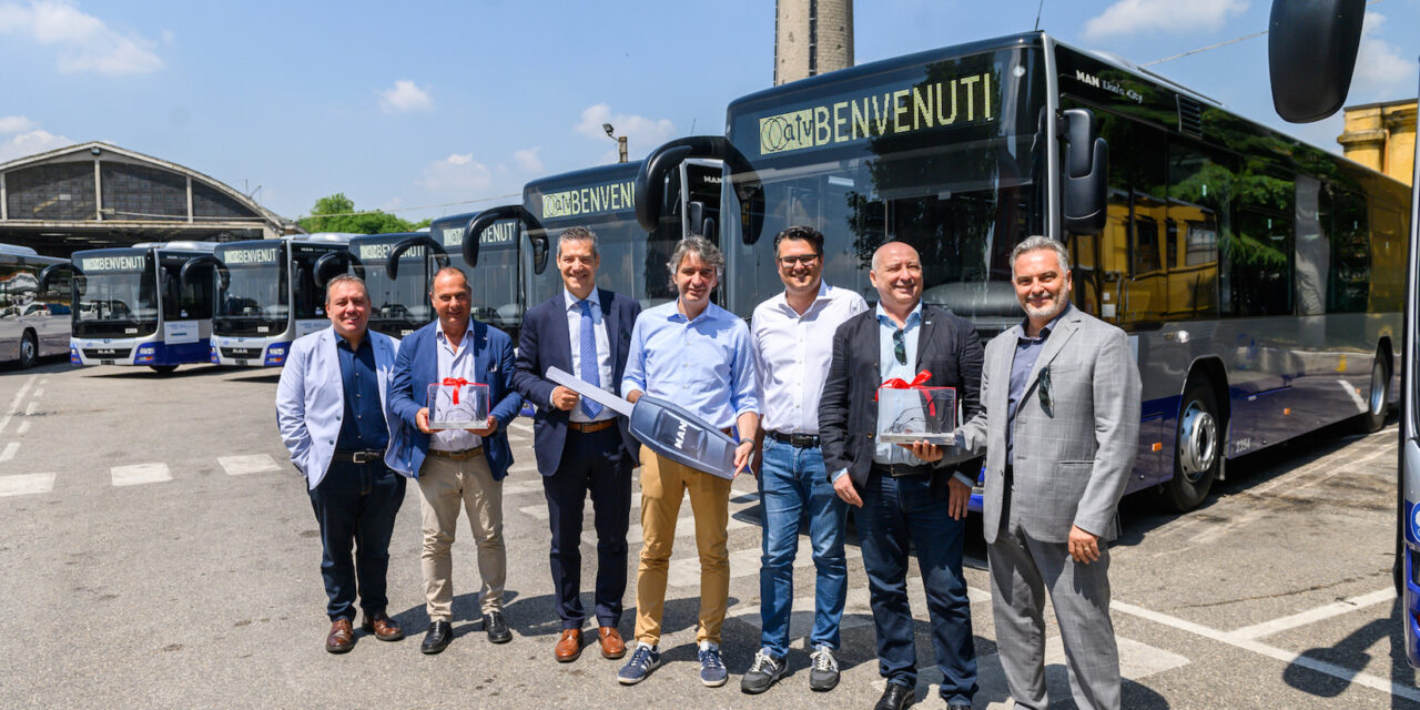 Con l’esercizio estivo entrano in servizio 11 nuovi autobus ecologici Salgono quasi a 100 i nuovi mezzi acquistati da ATV in 2 anni