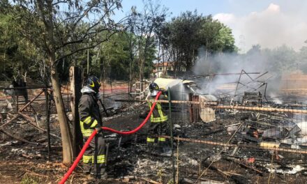 Incendio roulottes a Verona: vittime due cani