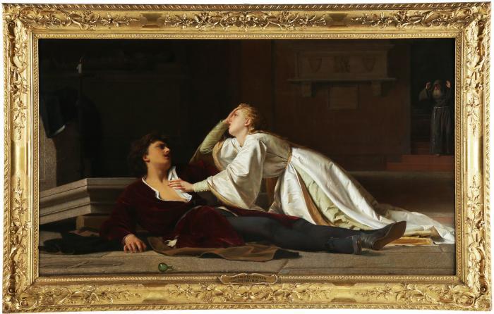 “Romeo e Giulietta”: il dipinto di Pietro Roi alla Galleria Achille Forti di Verona