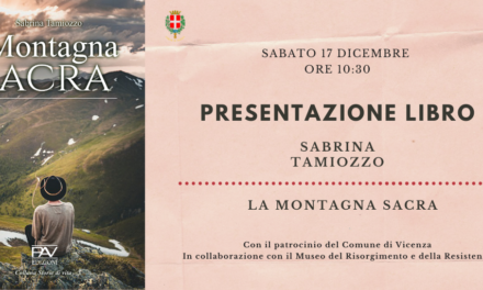 “La montagna sacra”, il nuovo romanzo di Sabrina Tamiozzo