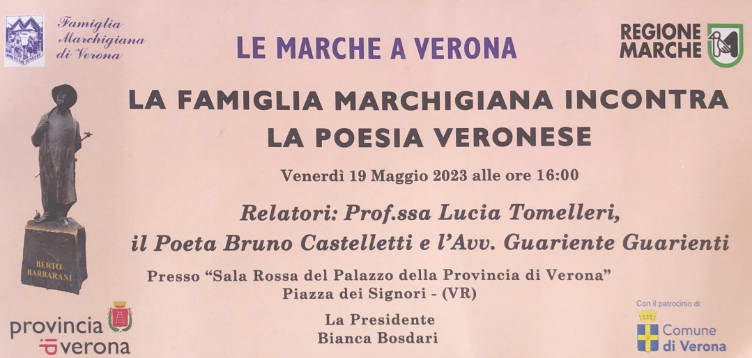 Poesia veronese: tradizione e dialogo tra Marche e Veneto