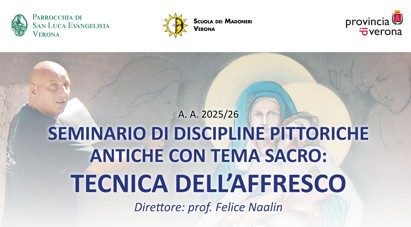 Iscrizioni aperte per il corso di “tecniche dell’affresco” a tema sacro