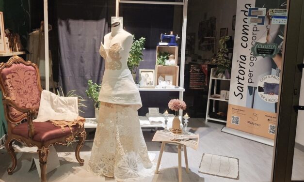 Sartoria Mabystri, una vetrina che sussurra storie a San Pietro Morubio