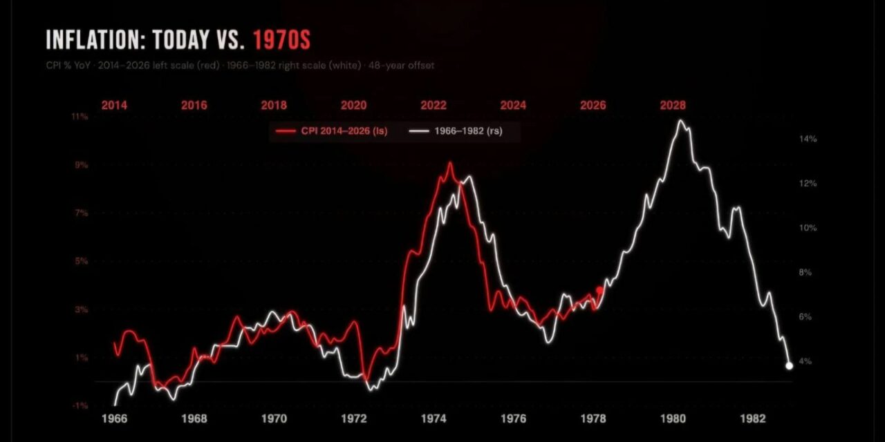 Analisi Strategica: Correlazione Inflazionistica 1966-1982 vs. 2014-2026 e Impatti sui Portafogli