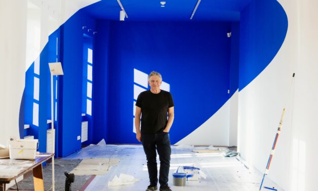 Felice Varini al Museo d’arte di Mendrisio: la forma che si rivela